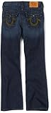 IMAGE OF True Religion Boys 2-7 Billy Army Green Cornelli Bootcut Jean, Dark Harlow, 4