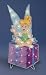 18" Peter Pan's Tinkerbell Sitting On Present Lighted Christmas Yard Art