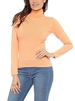 Conte of Cashmere Jersey Cuello Vuelto (Salmón)