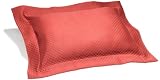 Pinzon Diamond Matelasse King Sham, Bordeaux