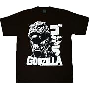 Godzilla Scream Japanese Black T-shirt Tee