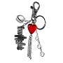 Twilight Bag Clip/Key Ring "Apple and Heart"