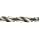 Cleveland 2213 Cobalt Steel Jobbers' Length Drill Bit, Gold Oxide Finish, Round Shank, 135 Degree Split Point
