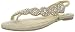 Naughty Monkey Women's Diverse Thong Sandal,Gold,10 M US