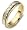 14 Karat Yellow Gold & Titanium 4.5mm Diamond Wedding Band - 12.5