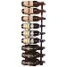 VintageView 18 Bottle Wine Rack (2 Deep - Platinum