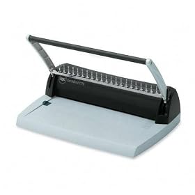 GBC 7704230 Combbind C75 Comb Binding System, Charcoal Silver by Office Machines Supplies