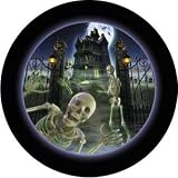Eerie Estate Halloween Plastic Serving Tray 13.25"