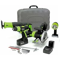 Kawasaki 840056 Black 19.2-Volt 4-Piece Cordless Combo Kit