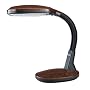 Verilux Happy Eyes Desk Lamp Deluxe, Burl