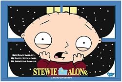 Family Guy Poster Stewie Alone 24x36 Poster