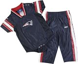 New England Patriots Infant Creeper Jersey and Pant Set