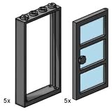 Eigenschaften LEGO 3449 / Lego Service 3449 - Türen, schwarz, 5 Stück