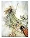 Titania with her Fairies Giclee Print by Arthur Rackham, 16" x 20"