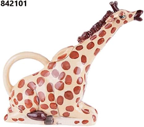 Blue Sky Clayworks Figural Sculpted Girraffe Teapot 9.5" L 842101