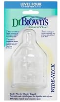 Dr. Brown's Natural Flow Level 4 Wide Neck Nipple, 3 Pack
From Dr. Brown's
