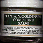 Gaia Herbs Plantain/Goldenseal Salve 2 Oz