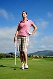 Young Woman Holding Golf Club on Green - 24
