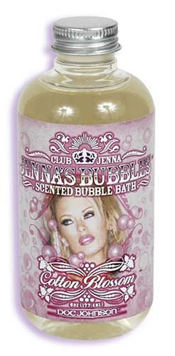 Doc Johnson Jenna's Bubbles Scented Bubble Bath - Cotton Blossom - 6-Ounce Bottles (Pack of 5)