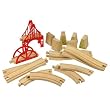 Bigjigs Bridge Expansion Train Track Set (18 Piece)