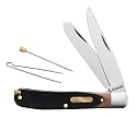 Schrade Old Timer Bearhead Trapper Knife 4 3/16" 2-Blade Folding Knife