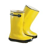 Rubber Yellow Slush Boots - Over The Shoe