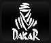 Dakar Rally White Sticker Decal Dakar Rally White Sticker Decal