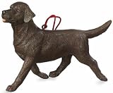 Chocolate Lab Christmas Ornament