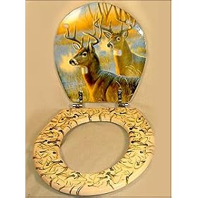 Deer Toilet Seat by River