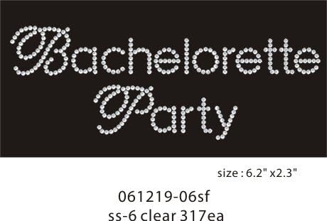 Rhinestone Bridal Party Transfers - Bride, Bridesmaid, Maid and Matron, Mothers (Bachelorette Party)