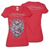 Ed Hardy Love Kills Slowly Tee – Womens ( sz. M, Fuschia )
