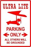 ULTRA LITE AIRCRAFT PARKING sport hobby sign