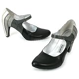 Tsubo -- *Anush AQ4 BDMG Blk/DkGrey -- Women's Shoes,Pumps,Comfort Shoes,Mary Jane