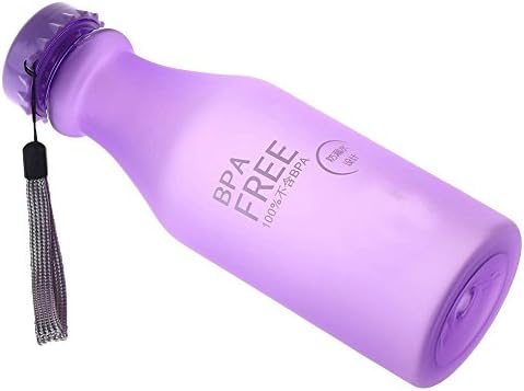 YKL WORLD Soda Bottle Leak-proof Unbreakable Travel Cycling Water Cup (500ml, Purple)