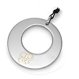 The L Word Stainless Steel Circle Pendant