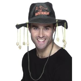 Australian Hat with hanging imitation corks for Fancy Dress