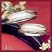 Platinum Men's Double Milgrain Wedding Band