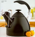 Farberware Millennium Autopour 2-1/2-Quart Teakettle, Black