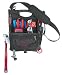 Custom LeatherCraft 1509 21-Pocket Zippered Professional Electricians Tool Pouch