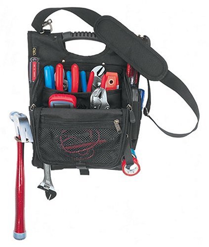 Custom LeatherCraft 1509 21 Pocket Zippered Professional Electricians Tool Pouch