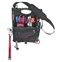 Custom LeatherCraft 1509 21-Pocket Zippered Professional Electricians Tool Pouch