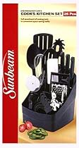 Sunbeam 25-Piece Cook's Tool Set, Black
