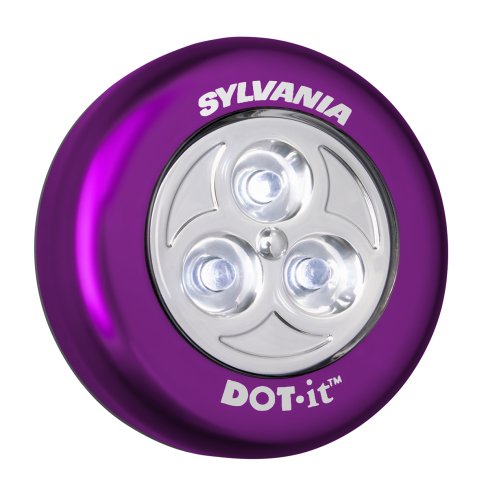 Sylvania DOT-it Purple Self-Adhesive Bright White Purple LED Light
