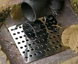 from Great Ideas / eshopdeals4u Great Ideas Pack of 2 Rustproof Stainless Steel Swirl Drain Covers / Hopper Lids / Drainage Guards