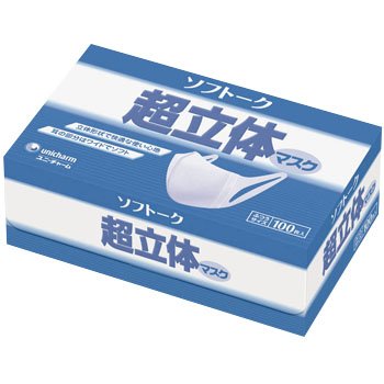 ソフトーク超立体マスク　１箱（１００枚入）