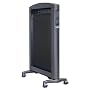 Soleus Air HM1-10-32 Ultra Thin Micathermic Heater, Black