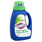 Clorox 2 Stain Fighter & Color Booster, 2x Ultra, Free, 33 oz(Pack of 6)