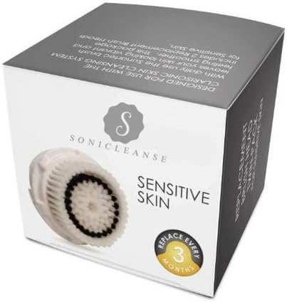 Soniworks Replacement Facial Cleansing Brush Heads (2-Pack), Designed for Sensitive Skin, Fits Mia, Mia2, Mia3 (Aria), SMART Profile, Alpha Fit, Pro, Plus, and Radiance Cleansing Systems