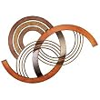 Brown Wave Unique Abstract Metal Wall Art