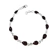Hand Crafted Jewelry Silver Sterling Indian Link Bracelet 8 Inches